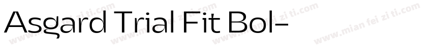 Asgard Trial Fit Bol字体转换